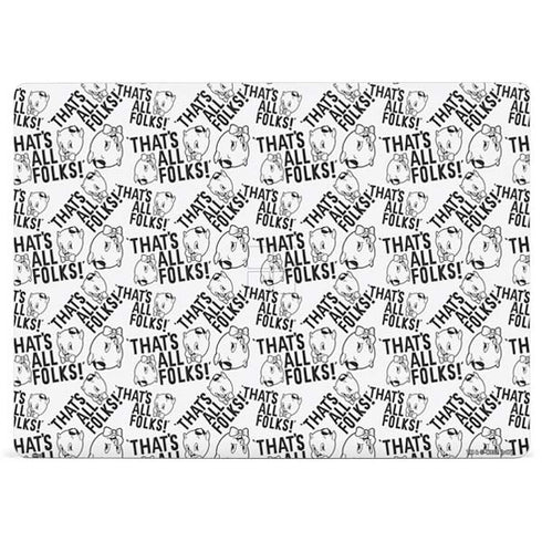 Looney Tunes Porky Pig Black and White Surface Laptop 2 Skin